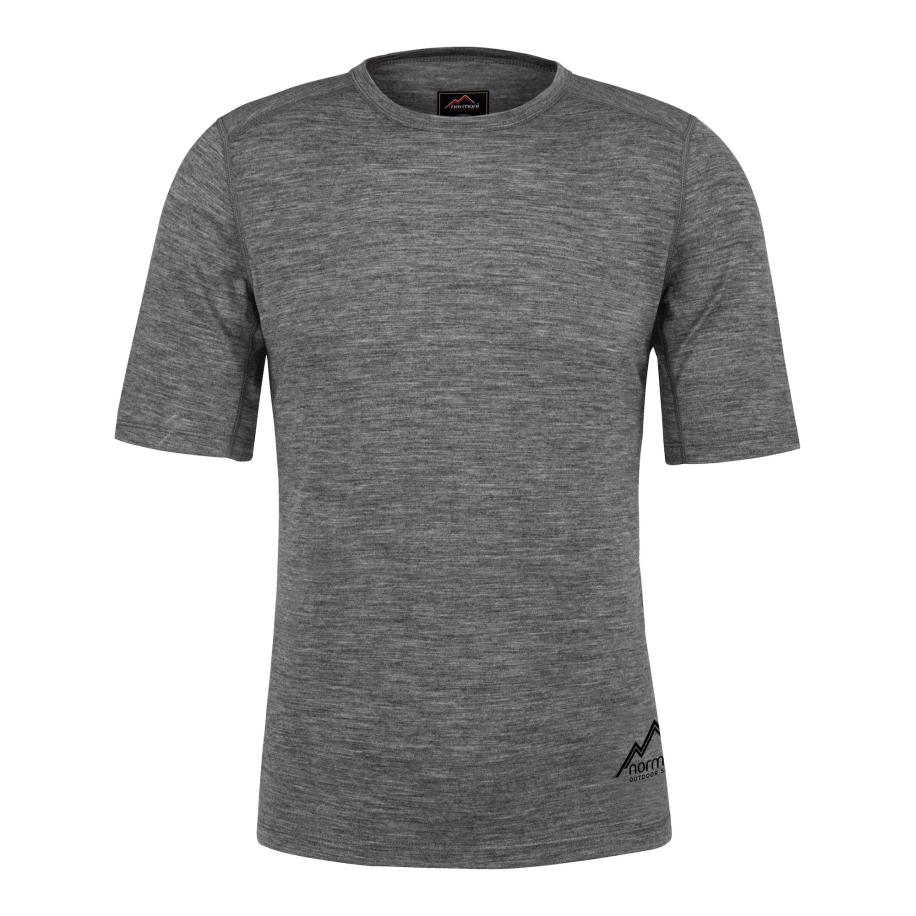 normani normani Functioneel shirt Darwin grijs -