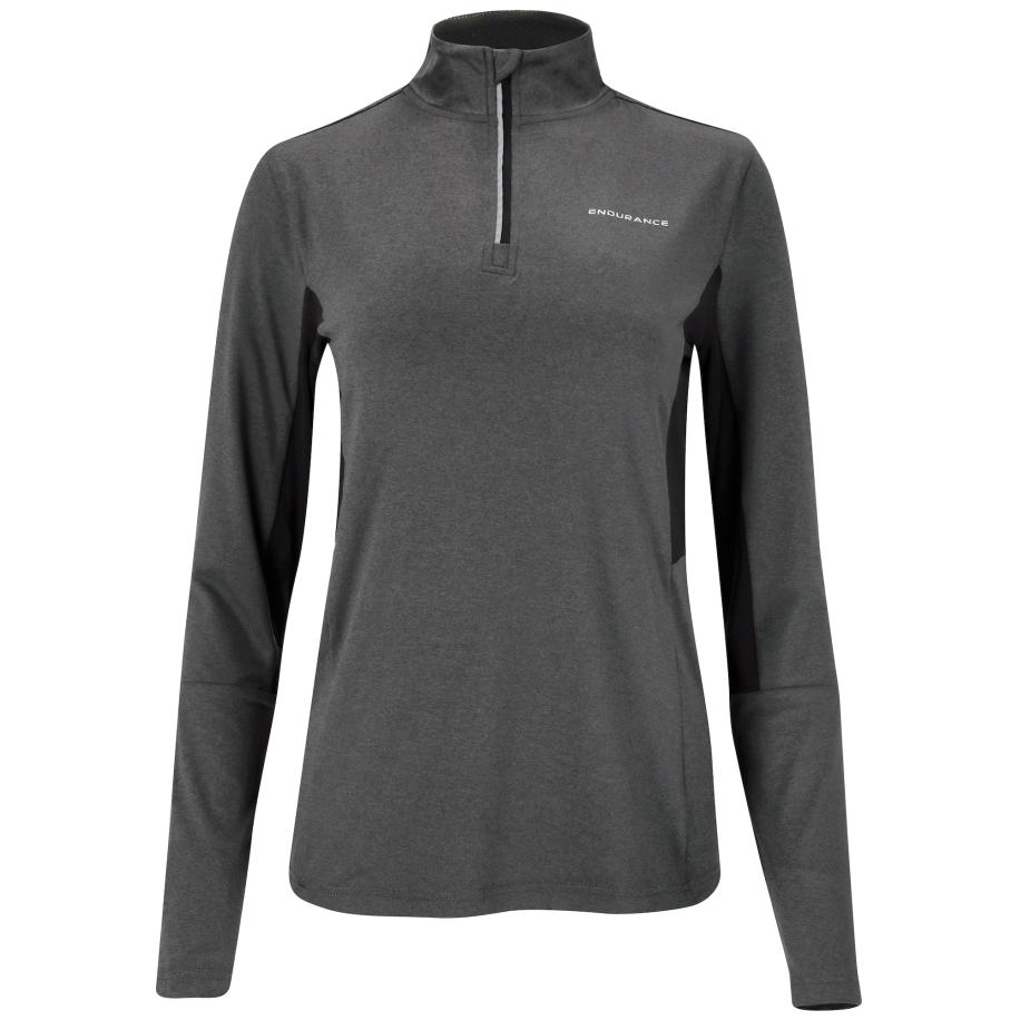 ENDURANCE ENDURANCE Functioneel shirt Jocee grijs gemêleerd / zwart / wit -