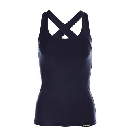 Winshape Sporttop WVR25 donkerblauw / wit