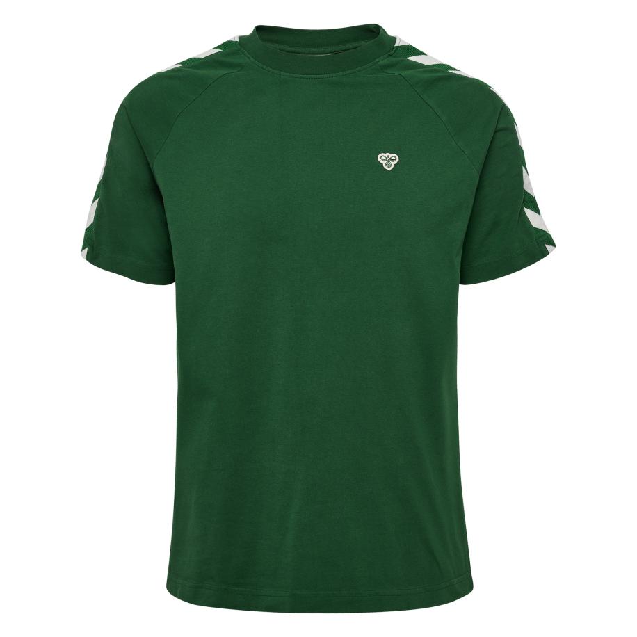 Hummel Hummel Functioneel shirt groen / wit -
