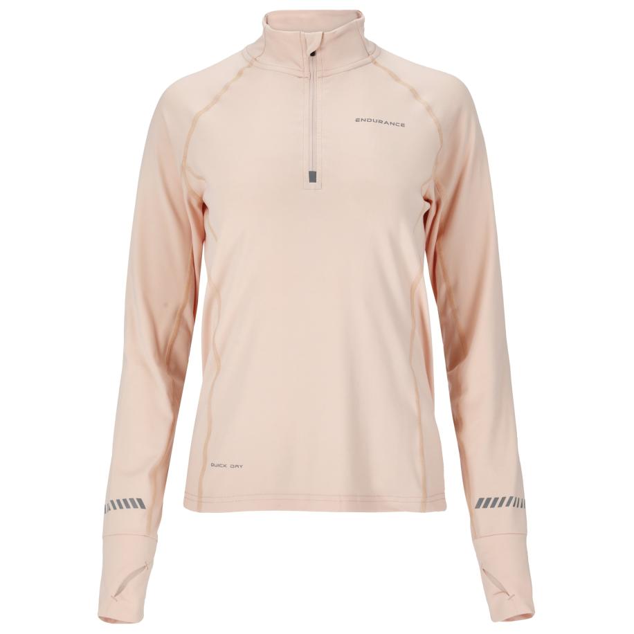 ENDURANCE ENDURANCE Functioneel shirt Canna V2 nude / grijs -