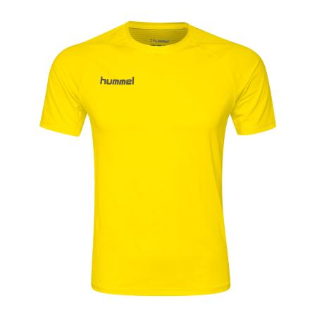 Hummel Hummel Functioneel shirt geel / zwart / wit