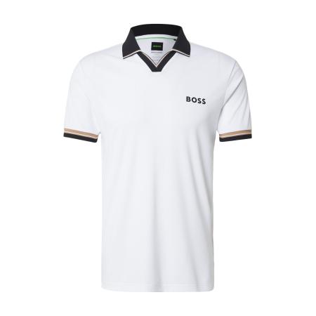 BOSS Functioneel shirt beige / zwart / wit