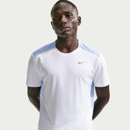 Nike Miler Dri-FIT T-shirt met korte mouwen voor heren - Wit