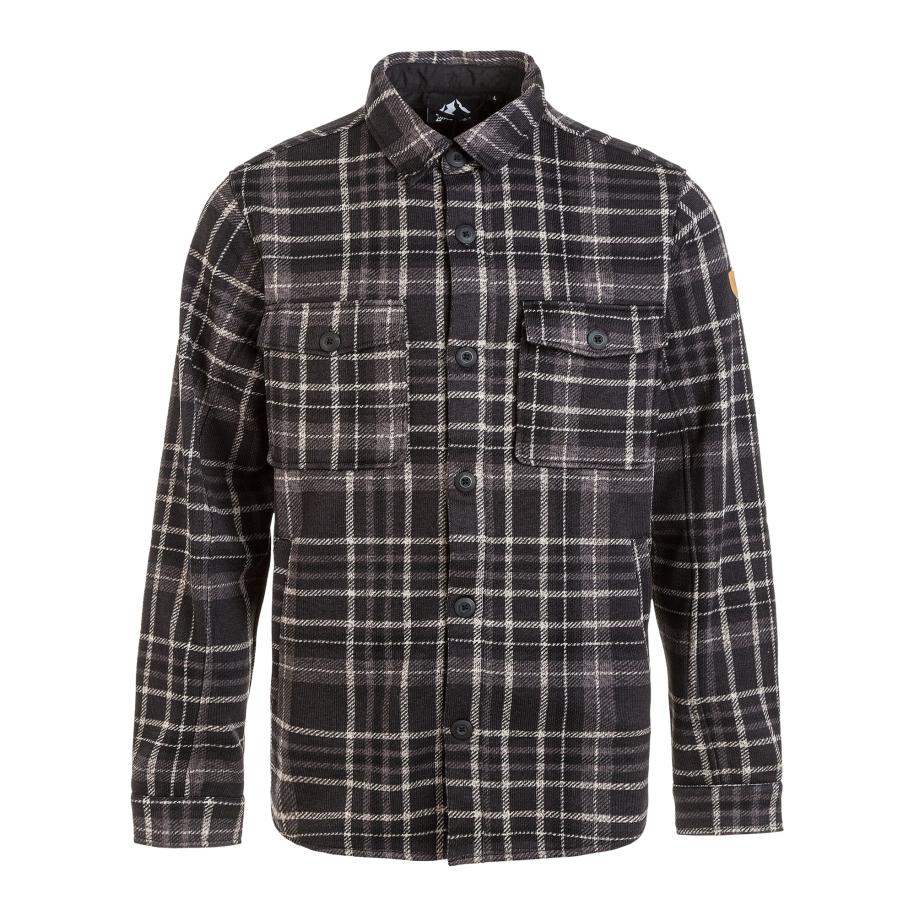 Whistler Whistler Functioneel overhemd Dewey beige / donkergrijs / zwart -