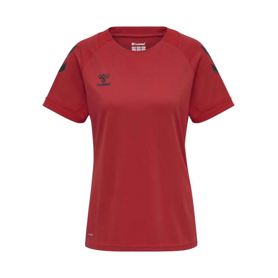 Hummel Hummel Functioneel shirt Lead donkerrood / zwart -