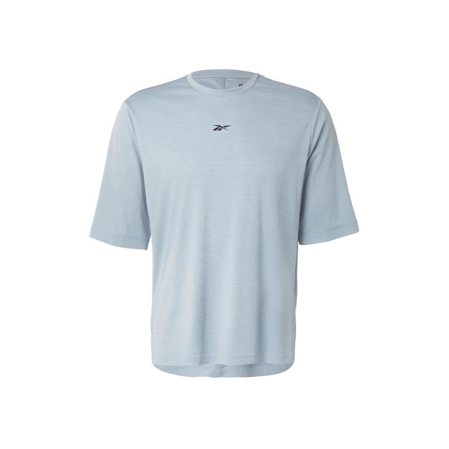 Reebok Functioneel shirt lichtblauw / zwart Blauw