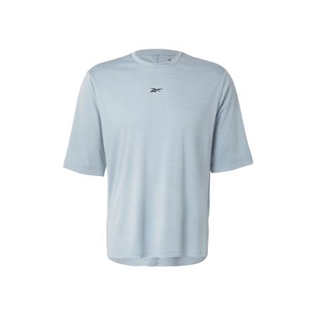 Reebok Functioneel shirt lichtblauw / zwart