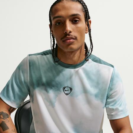 Nike Academy+ voetbaltop met Dri-FIT en korte mouwen voor heren - Grijs