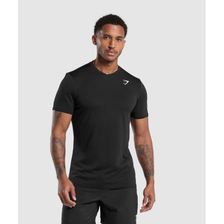 Gymshark Arrival V-Neck T Shirt Black