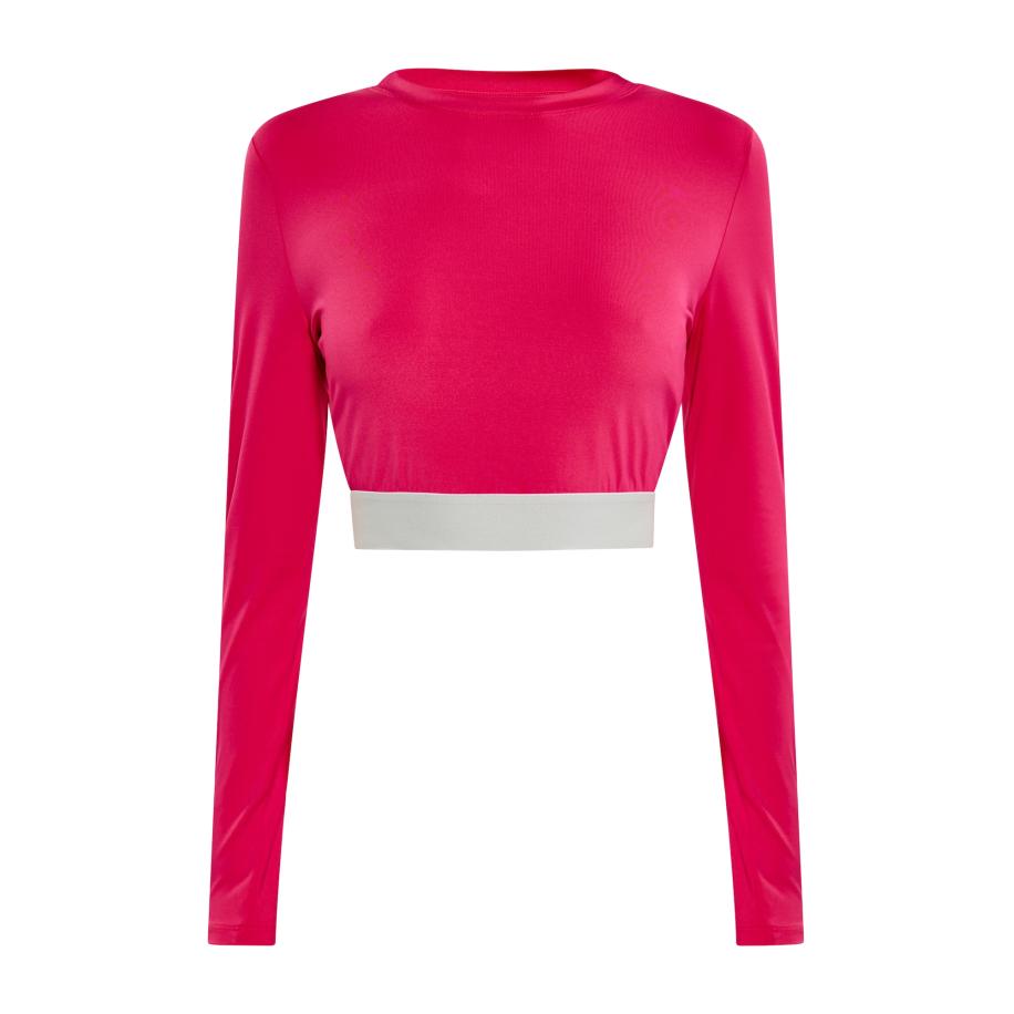 MyMo ATHLSR myMo ATHLSR Functioneel shirt lichtgrijs / donkerroze -