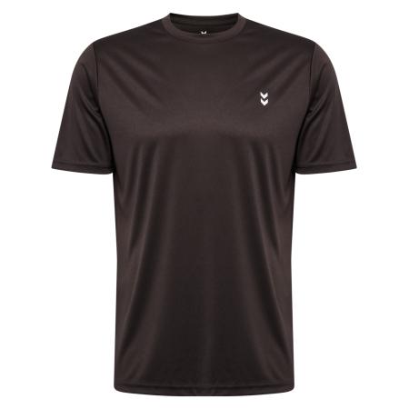 Hummel Functioneel shirt Pulse donkerbruin / wit