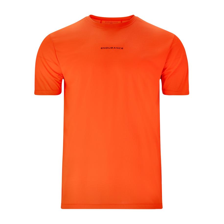 ENDURANCE ENDURANCE Functioneel shirt Alan oranje / zwart -