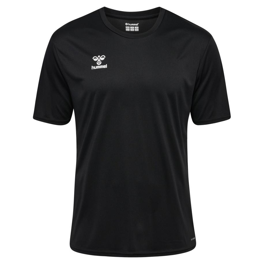 Hummel Hummel Functioneel shirt Essential zwart / wit -