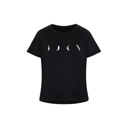 Born Living Yoga Functioneel shirt Vero zwart / wit