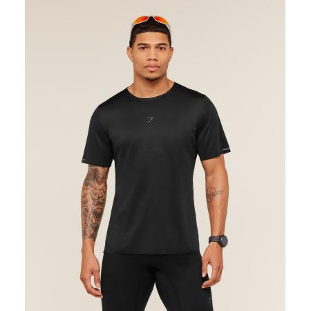 Gymshark Running Elite T-Shirt Black
