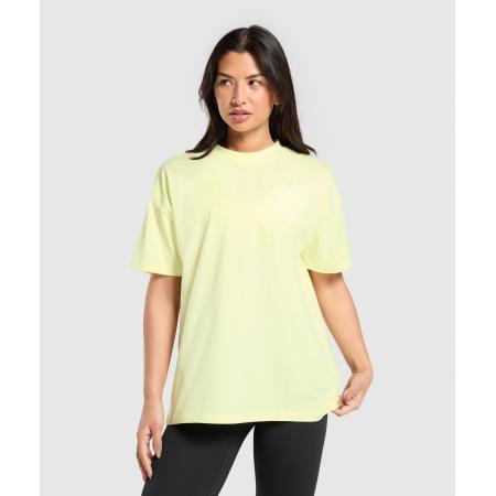 Gymshark Training Oversized T-Shirt Refresh Yellow