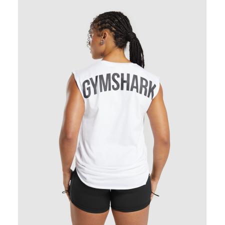 Gymshark Power Tank White
