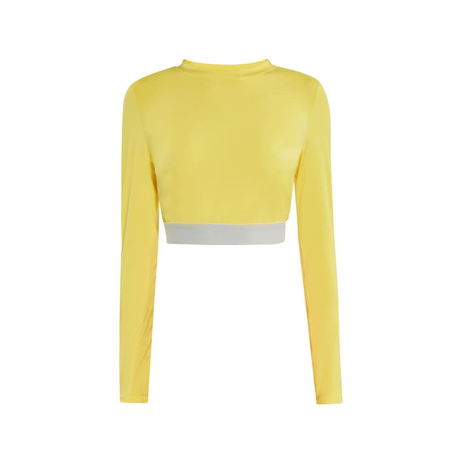 MyMo ATHLSR myMo ATHLSR Functioneel shirt geel / grijs -