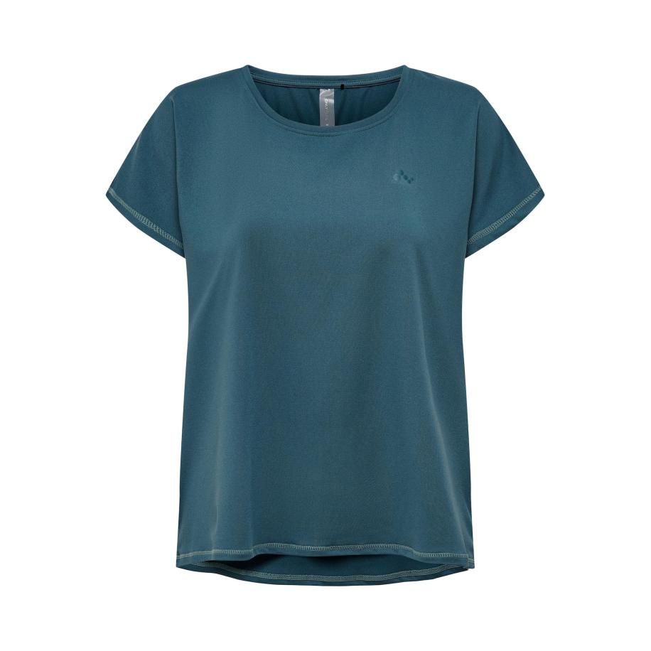 Only Play ONLY PLAY Functioneel shirt Aubree donkerblauw / zilver -