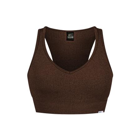 Smilodox Smilodox Sporttop donkerbruin