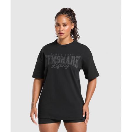 Gymshark Lifting Oversized Pump Cover Black