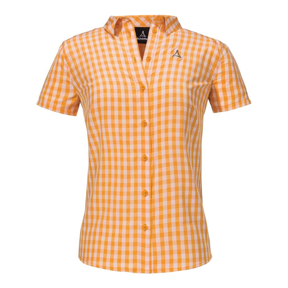 Schöffel Multifunctionele blouse Hiking CIRC Blouse Style Dalfoss WMS oranje Oranje