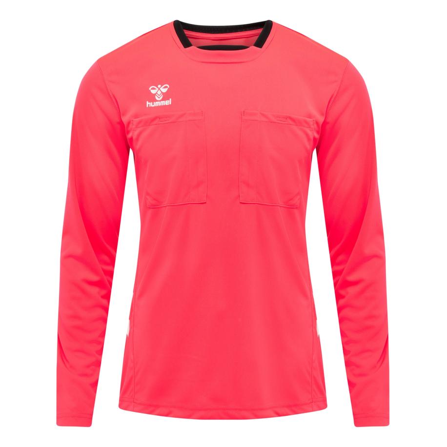 Hummel Hummel Functioneel shirt Referee kreeft / zwart / wit -