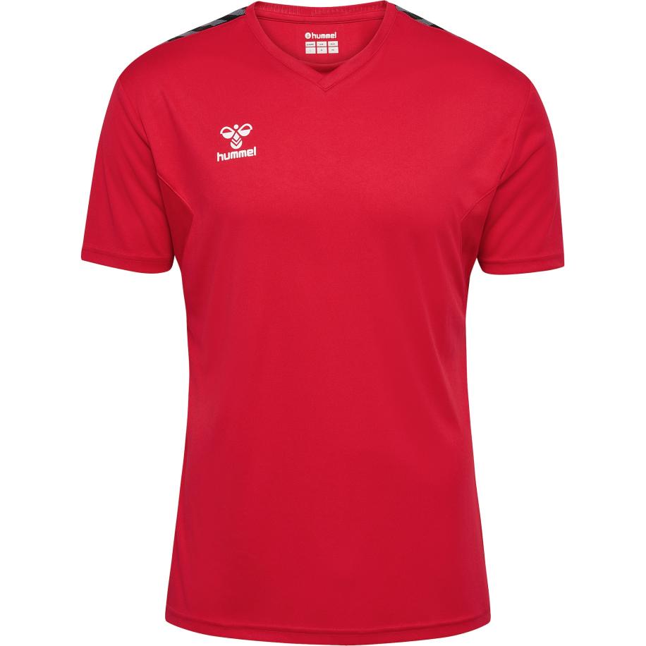 Hummel Hummel Functioneel shirt Authentic cranberry / zwart / wit -