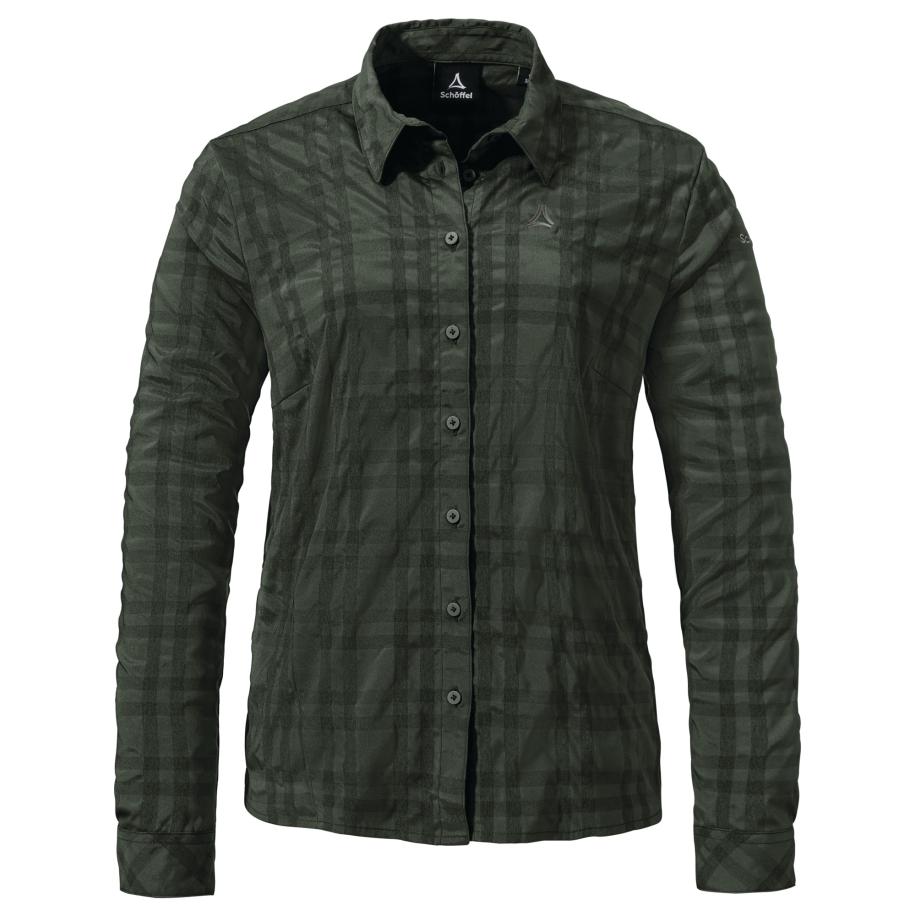 Schöffel Multifunctionele blouse Yekuro groen / zwart Groen