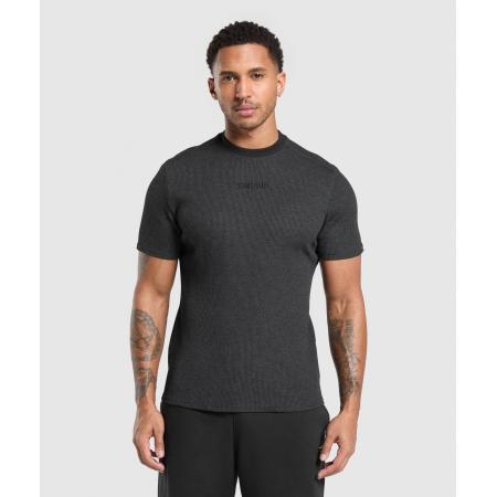 Gymshark Waffle T-Shirt Black