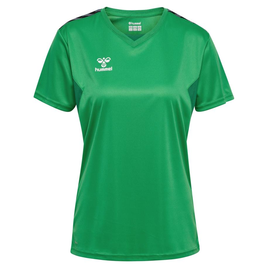 Hummel Hummel Functioneel shirt Authentic groen / zwart / wit -