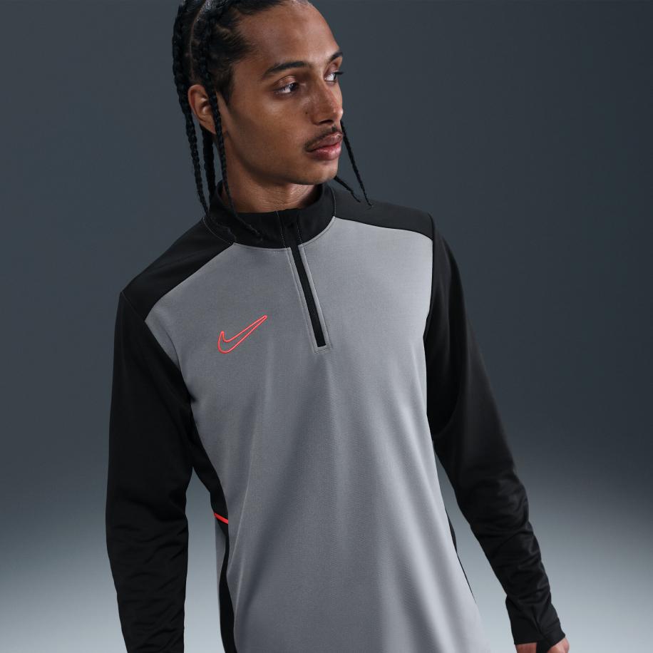 Nike Academy voetbaltrainingstop met Dri-FIT voor heren - Grijs Grijs