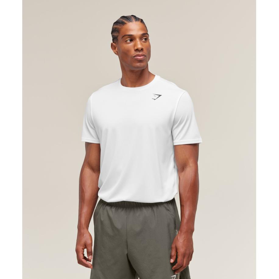 Gymshark Arrival Regular Fit T-Shirt White Wit