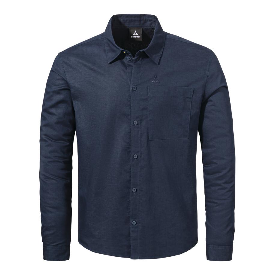 Schöffel Schöffel Functioneel overhemd Urban Shirt Style Chanduy MNS blauw -