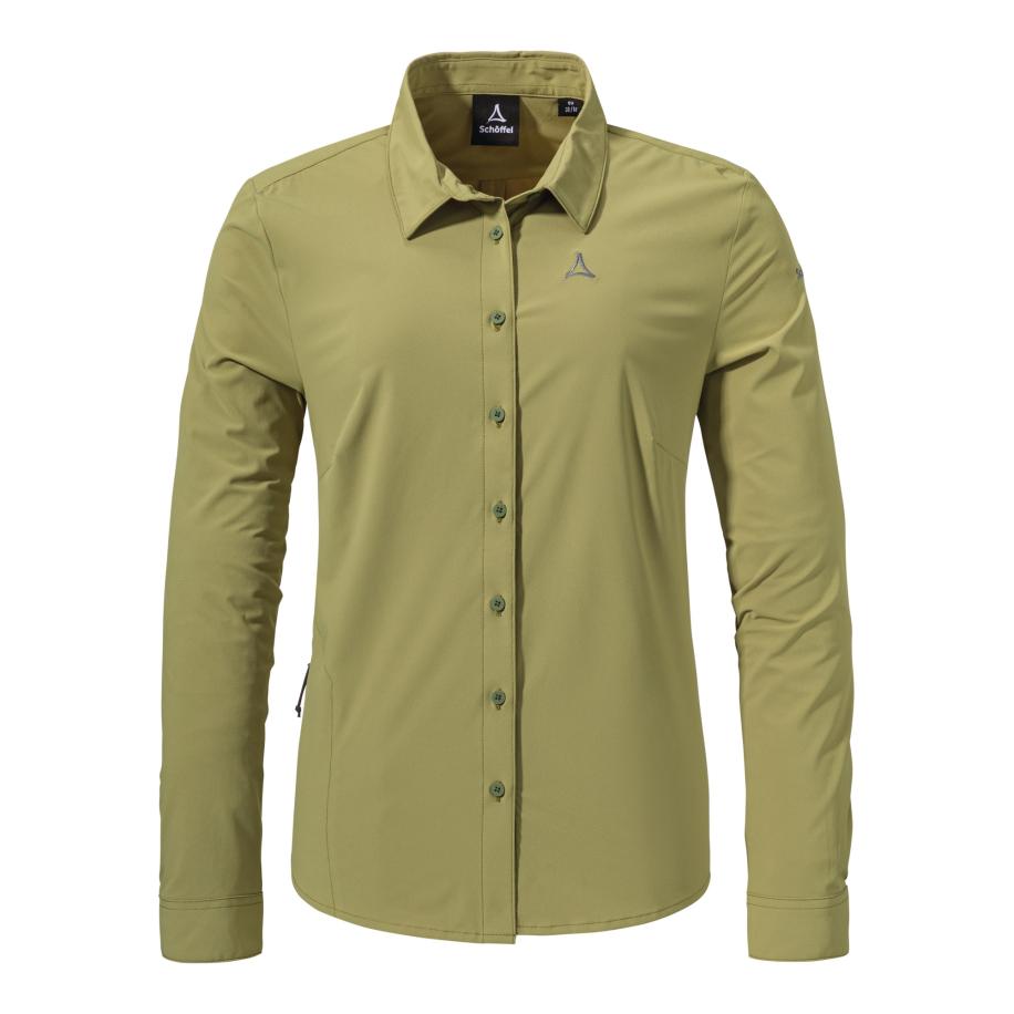 Schöffel Multifunctionele blouse Hiking Blouse Style Dunajec WMS groen Groen