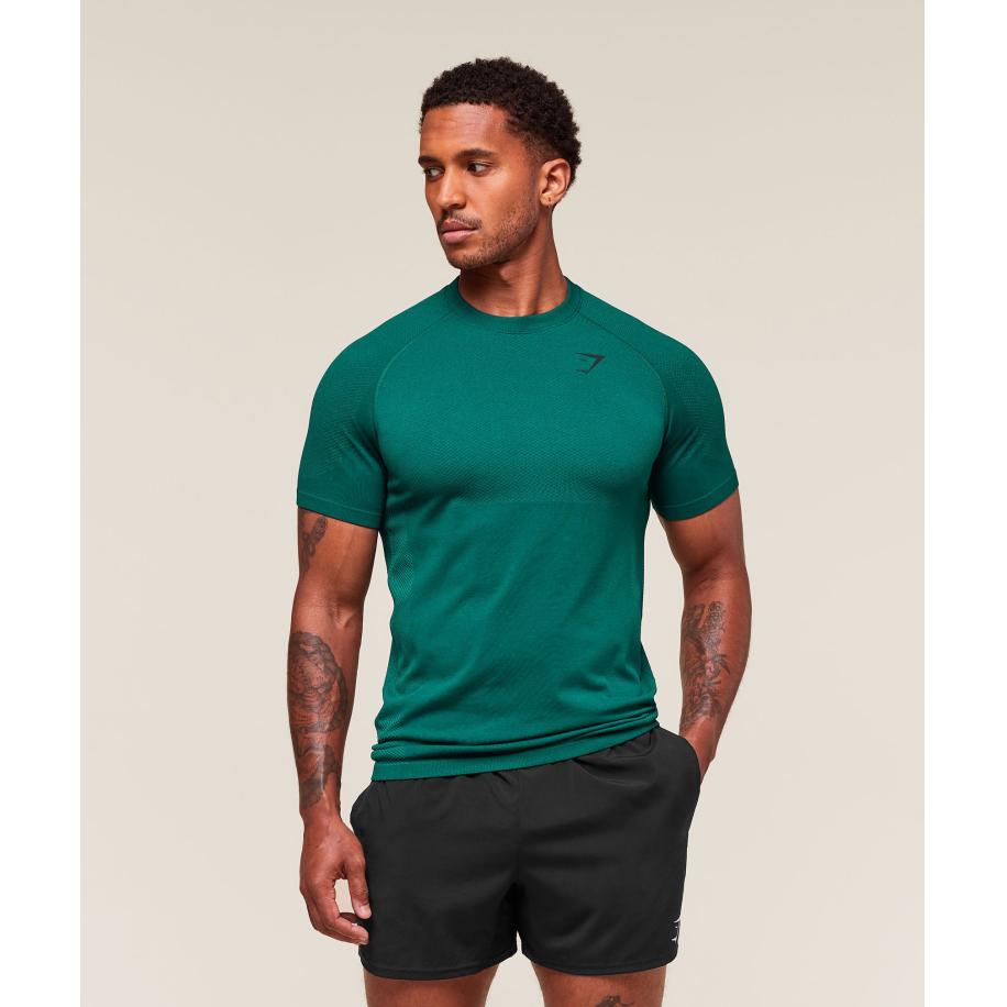 Gymshark Vital T-Shirt Functional Teal/Jewel Teal Groen