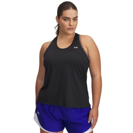Under Armour Tech™ Knockout Damestanktop Zwart / Wit 2X