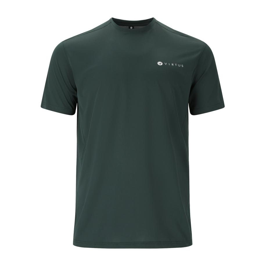 Virtus Virtus Functioneel shirt Finnian donkergroen -