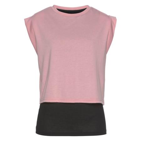 Lascana LASCANA ACTIVE Functioneel shirt rosa / zwart
