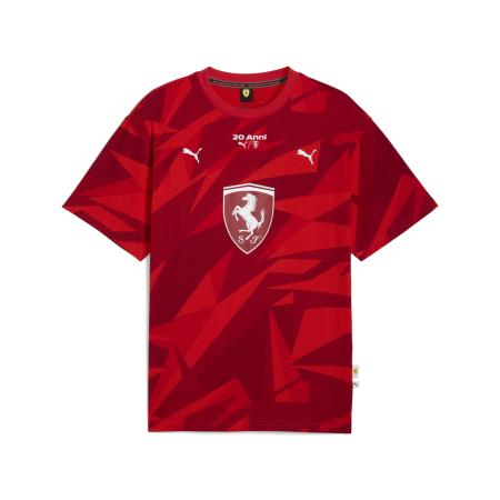 PUMA Functioneel shirt Scuderia Ferrari HP vuurrood / donkerrood / wit