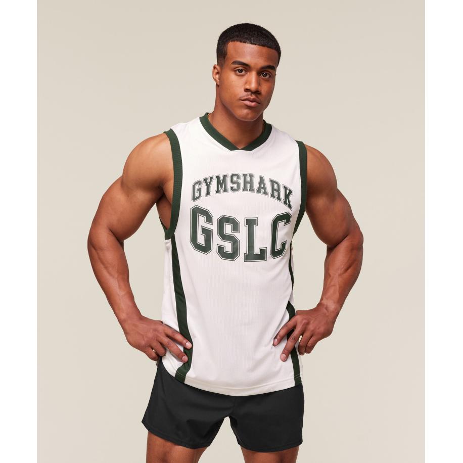 Gymshark GSLC Tank Soft White Wit