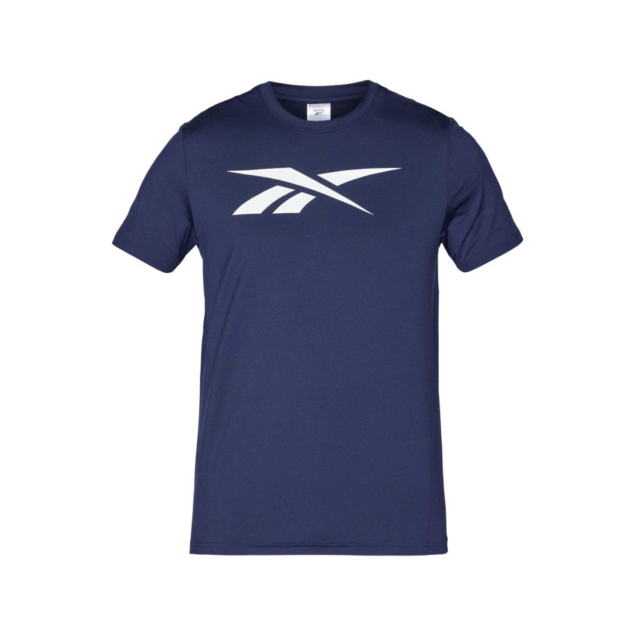 Reebok Functioneel shirt Jimmy Vector navy / wit Blauw