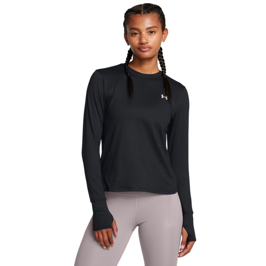 Under Armour Launch Pro Longsleeve voor dames Zwart / Reflecterend S Zwart