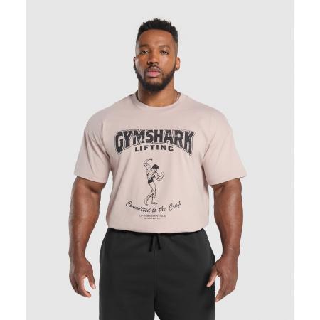 Gymshark Committed to the Craft T-Shirt Muted Pink