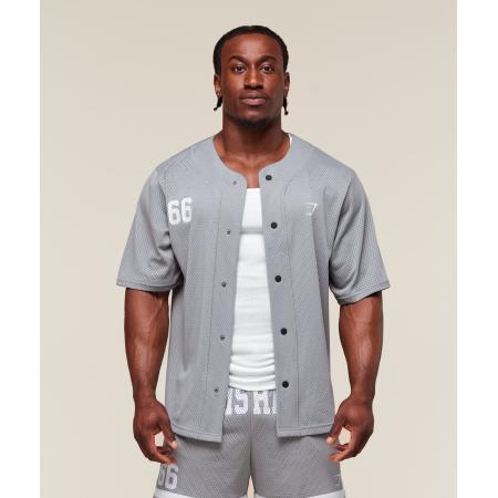 Gymshark Sports Jersey Denim Grey