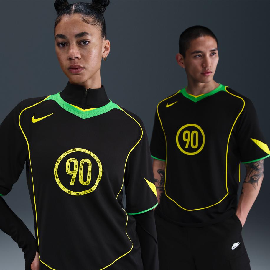 Nike Total 90 Dri-FIT voetbalshirt voor heren - Zwart Zwart