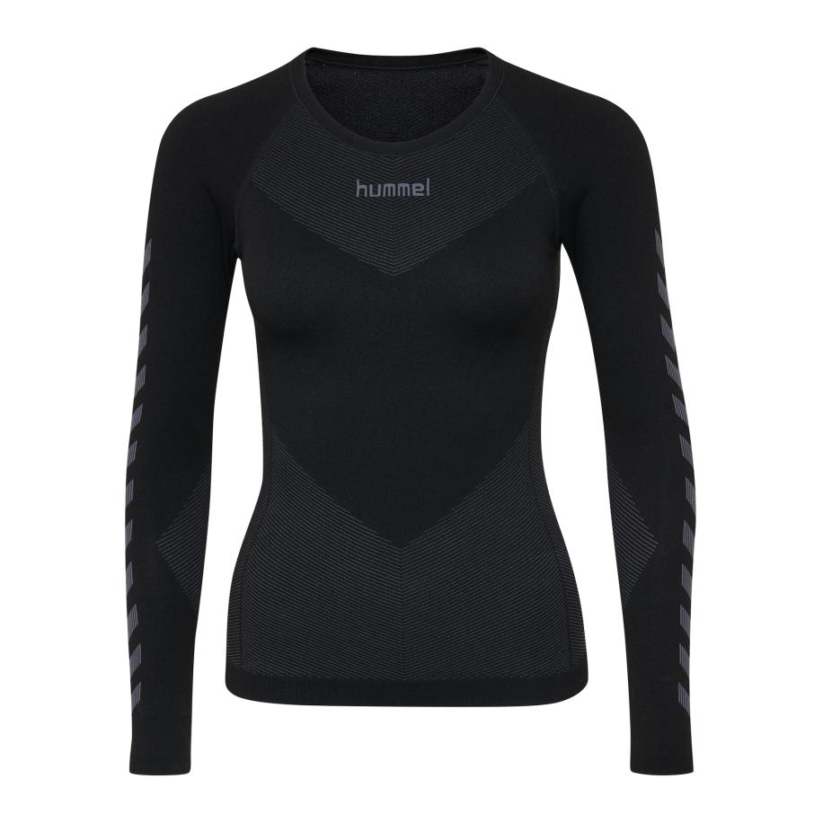 Hummel Hummel Functioneel shirt basaltgrijs / zwart -