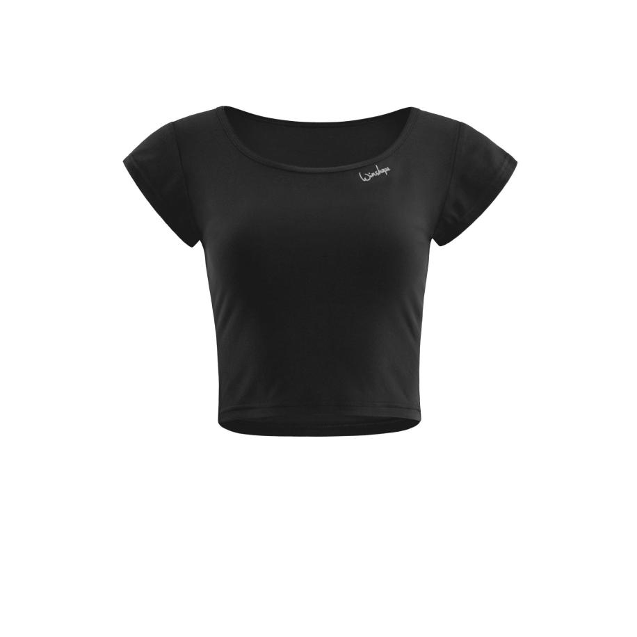 Winshape Functioneel shirt AET137LS zwart / wit Zwart