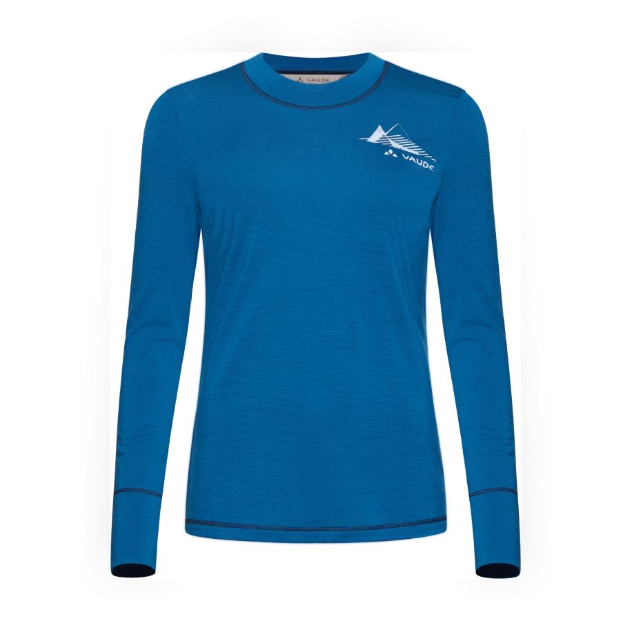 Vaude VAUDE Functioneel shirt Monviso blauw / wit -